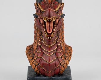 3D Printed Dragon Bust