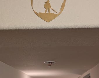Minimalist Zelda Wall Art - Link with Master Sword