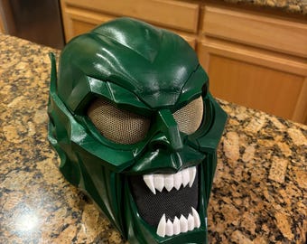 グリーンゴブリンマスク グリーンゴブリンコスプレヘルメット グリーン