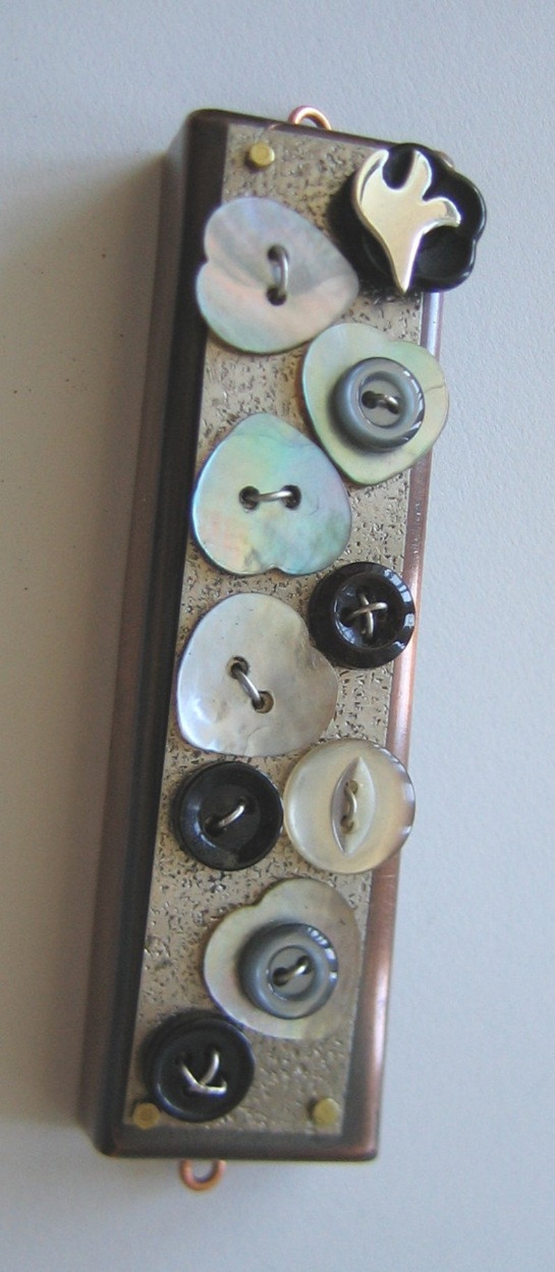 Buttons to Remember Mezuzah image 1