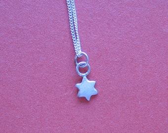 Teeny, Tiny Star of David (Sterling Silver) Necklace