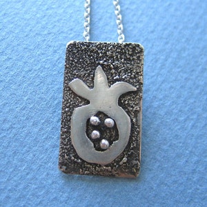 Collana di melograno in argento sterling
