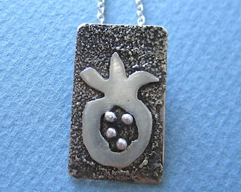 Sterling Silver Pomegranate Necklace