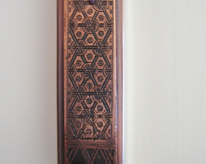 Sephardic Jewish Mezuzah With Amethyst Beads Etsy