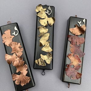 Ginkgo Mezuzah Case image 1