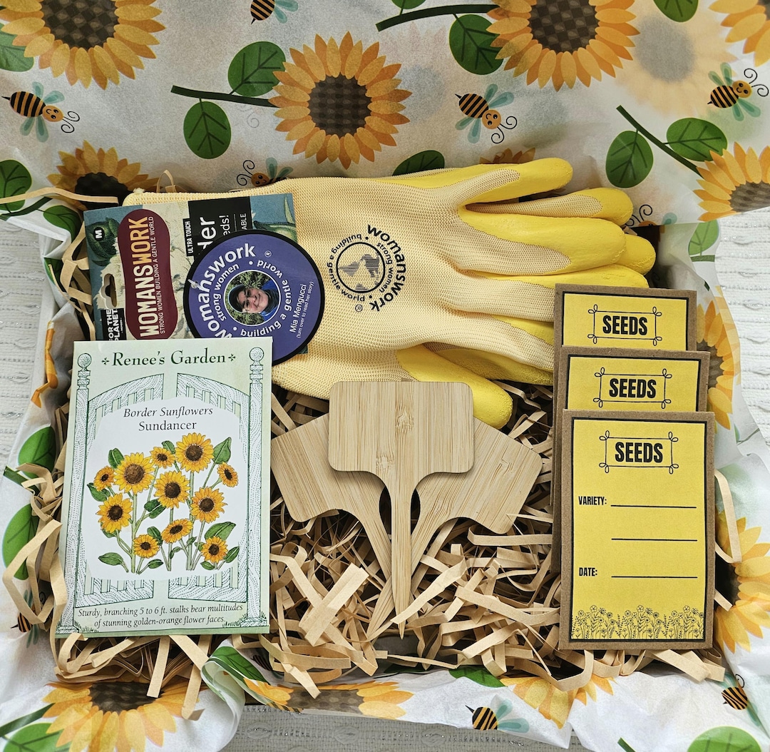 Sunflower Garden Gift Box – Grow Your Own Sunflowers Kit – Gardening ...