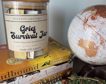 Grief Survival Jar |  Grief Care Package | Grief Gift | Grief Box | Grief Gift Box | Grief Quote