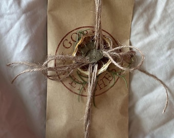 Medium Brass Jewelry Mystery Bag