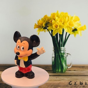 Vintage Mickey Mouse Coin Bank - Walt Disney Collectible - Retro Disney Memorabilia