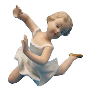 Vintage Wallendorf Porcelain Figurine - &quot;Little Ballerina&quot; - Handcrafted Germany, Classic Collectible