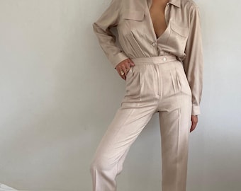 パンツ Pleated Silk Pants Zimmermann Belted Pleated Wide-Leg Silk Pants | Saks Fifth