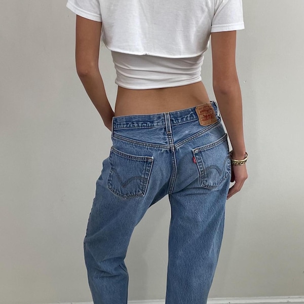 Vaqueros Levi's 501 desgastados de los años 80, fabricados en EE. UU., 32 x 32