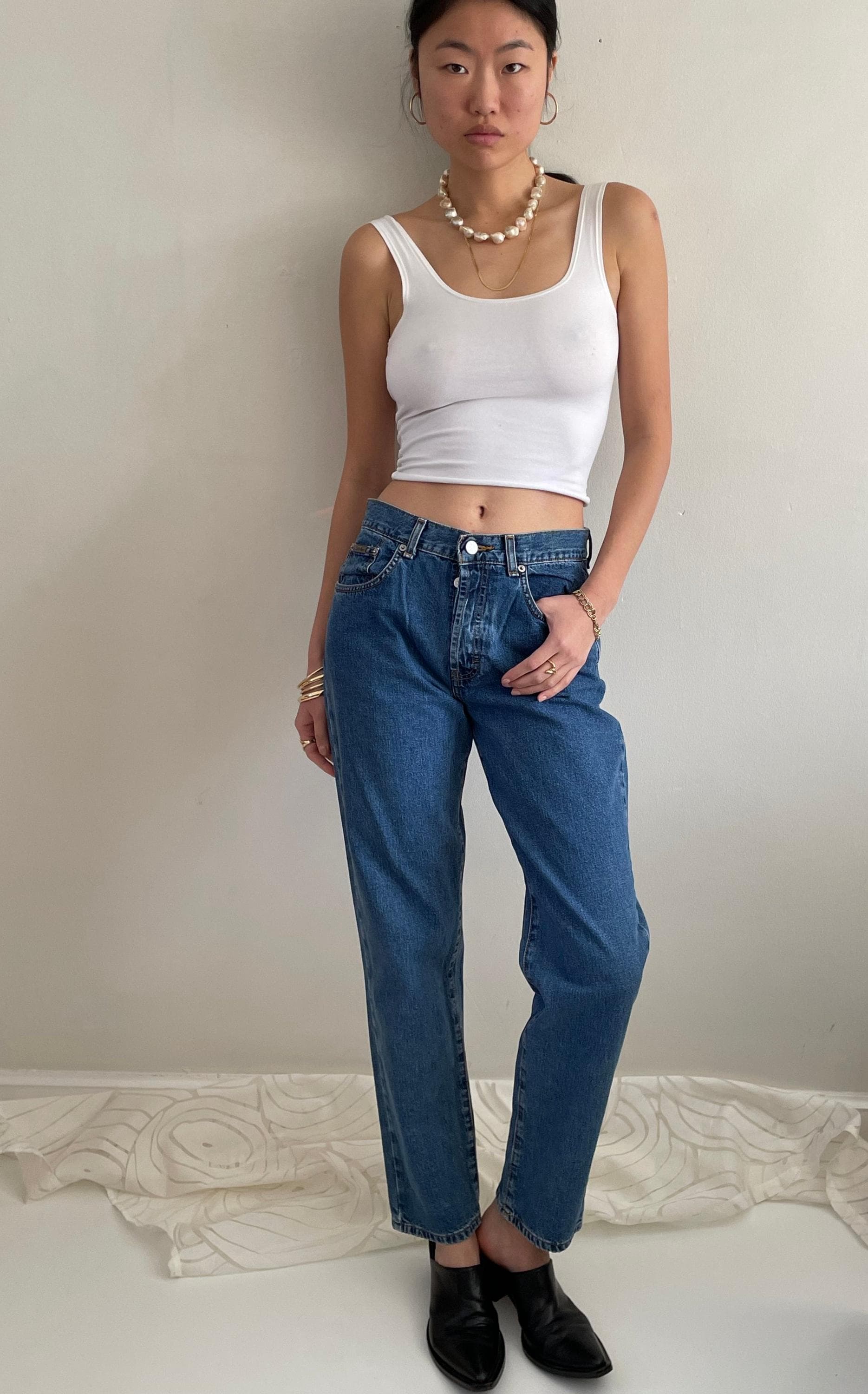 90s vintage calvin ならっ klein single set up
