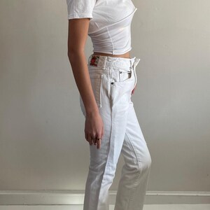Vintage vita Edwin-jeans från 90-talet, tillverkade i Japan, storlek 28x30 bild 6