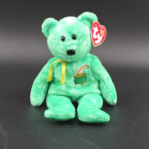 Ty Beanie Baby - Killarney The Irish Bear Plush Stuffed Animal