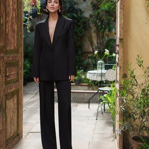 Costume 2 pièces pour femme, Costume d'affaires classique, Costume décontracté, Suite de bureau, Ensemble de costume pour femme, Costume pantalon, Costume d'affaires pour femme, Costume veste et gilet