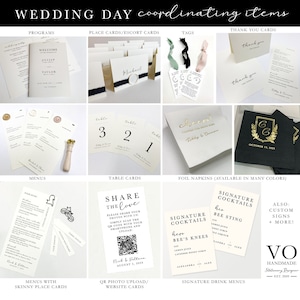 Black Wedding Invitation Suite image 10