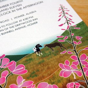 NEW SAMPLE: Wildflowers in the Hills, Customizable Colors image 3