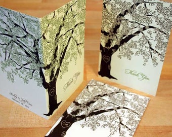 Reserved for Kristen Farley, for your Oak Tree Wedding Thank You Cards