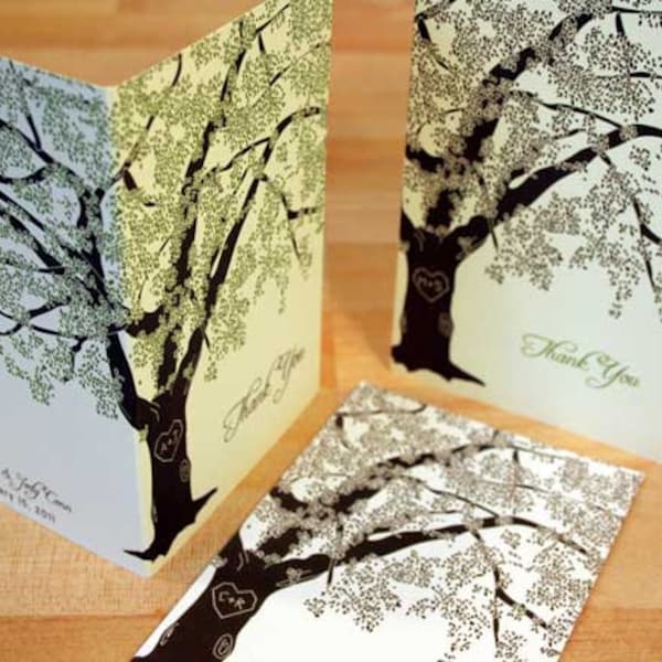 Reserved for Kristin Houck, for your Oak Tree Wedding Thank You Cards