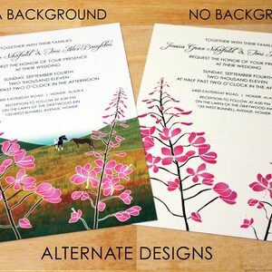 NEW SAMPLE: Wildflowers in the Hills, Customizable Colors image 4