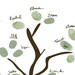 Printable Wedding Guest 'book' Poster, Oak Tree With Carved Heart ...