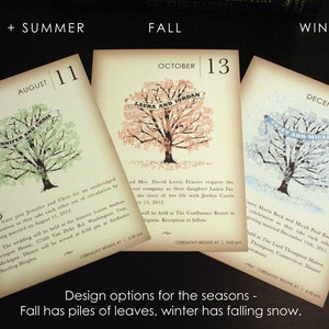 Wedding Invitations Vintage, Fall Wedding Invite, Rustic Wedding Invitation, Autumn Wedding Invitations image 4