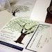 SAMPLE Oak Tree Rustic Wedding Invitation, Printed Set or Wedding ...