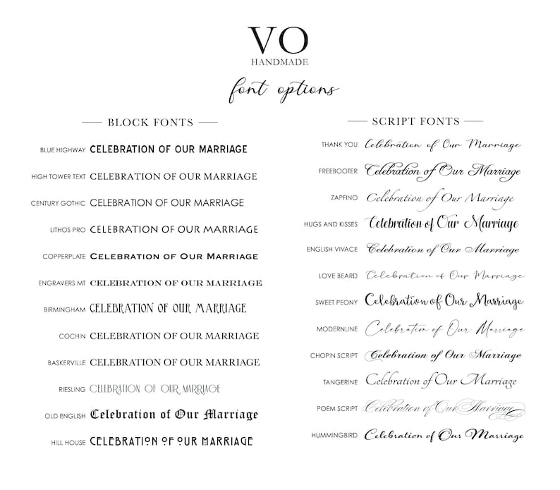 PRICING, VO Handmade Invitations image 5