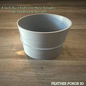 4-Inch Dust Collector Hose Coupler - Heavy Duty & Durable ***2 Pack***