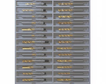 Modular End Mill Storage Tray - Tool Drawers Organization Set