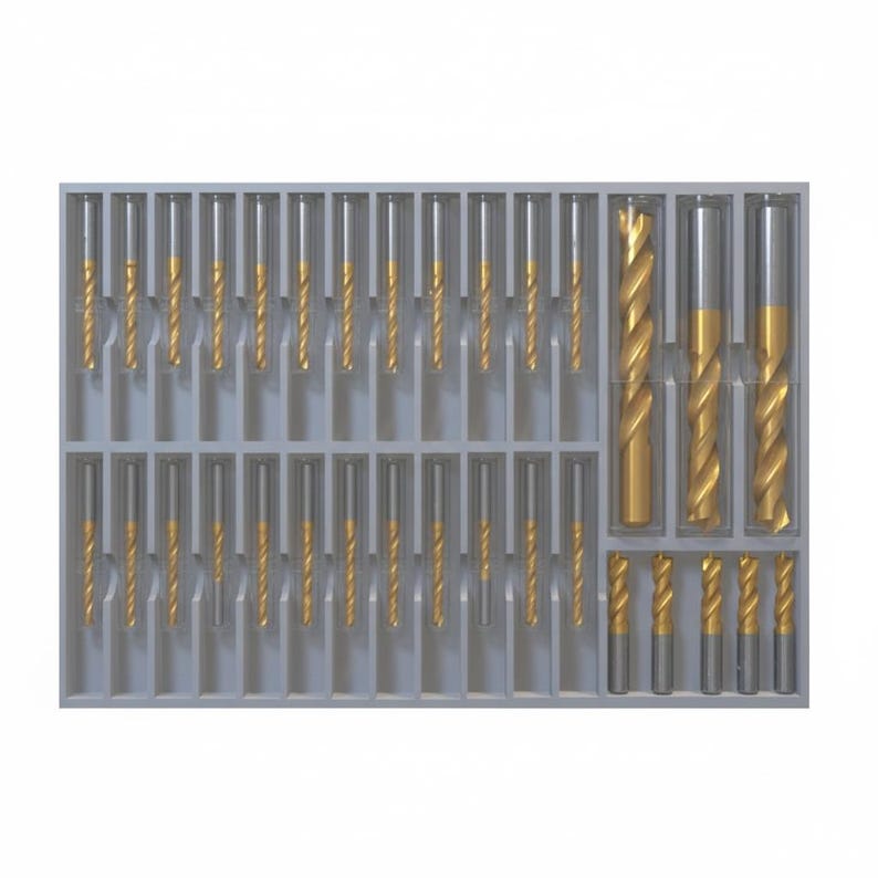 Modular End Mill Storage Tray - Tool Drawers Organization Set - Etsy