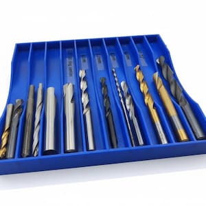 Large Modular End Mill Storage Tray - Organize & Protect Milling Bits Set 2