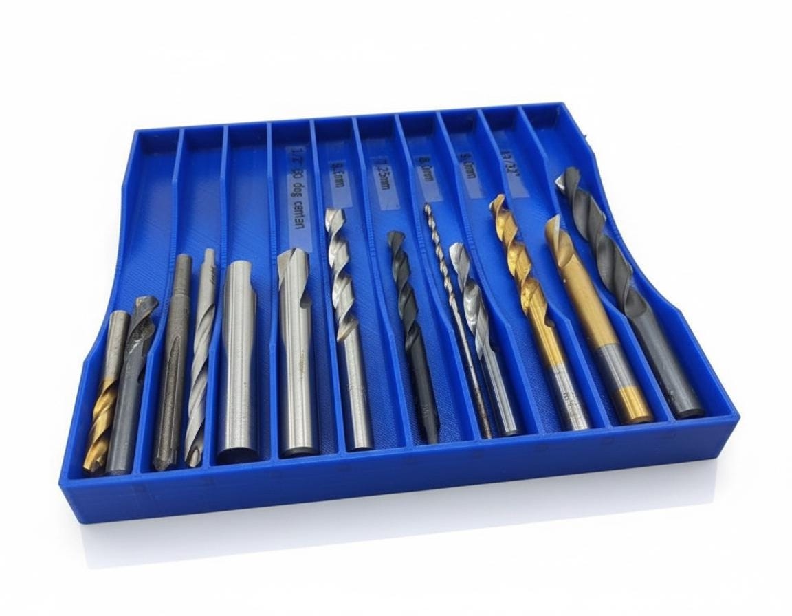 Large Modular End Mill Storage Tray - Organize & Protect Milling Bits ...