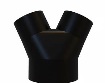 6" to 4" Dust Collection Y-Splitter Adapter