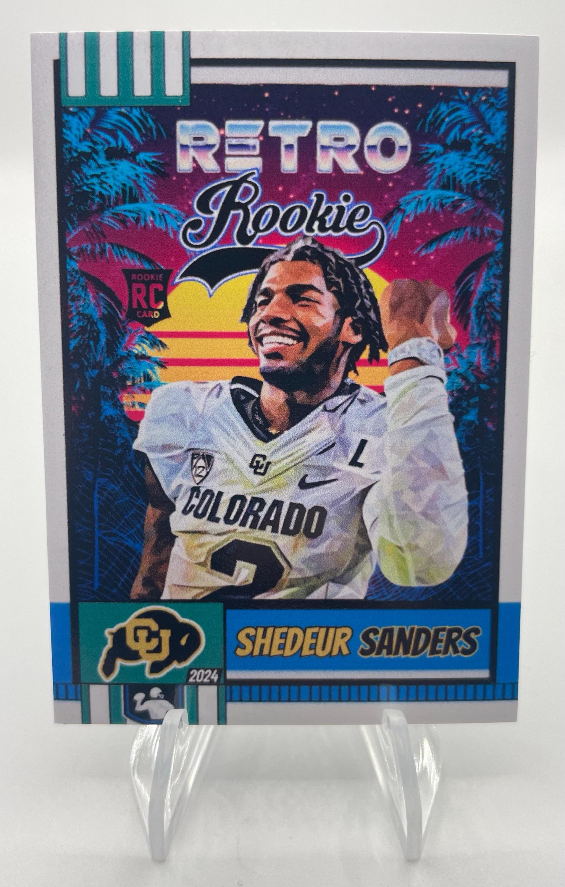 2024 Leaf Rookie Card – Shedeur Sanders #R-15 Colorado Buffaloes RC