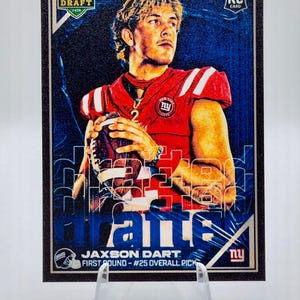 Jaxson Dart Custom Rookie (RC) Trading Art Card GIANTS **Buy 2 Get 1 FREE**