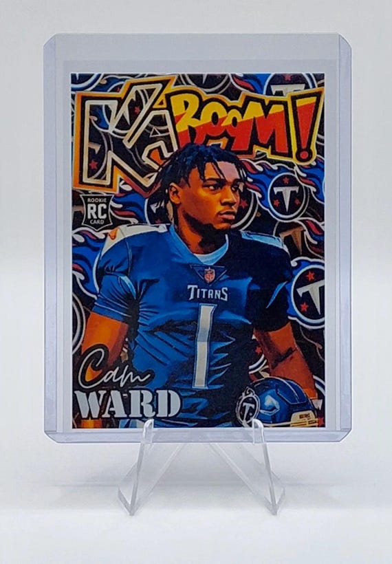 Cam Ward Custom Rookie (RC) Trading Art Card TITANS **buy 2 Get 1
