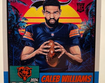 Caleb Williams Rookie (RC) Custom Art Trading Card  **Buy 2 Get 1 FREE**