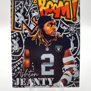 Ashton Jeanty Custom Rookie (RC) Trading Art Card RAIDERS **Buy 2 get 1 FREE**