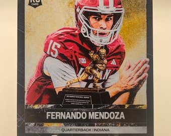 Fernando Mendoza Custom Heisman (RC) Trading Art Card HOOSIERS **Buy 2 get 1 FREE**