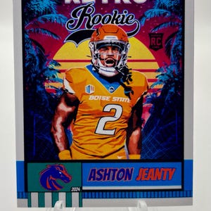 Ashton Jeanty Custom Rookie (RC) Trading Art Card Boise State **Buy 2 Get 1 FREE**