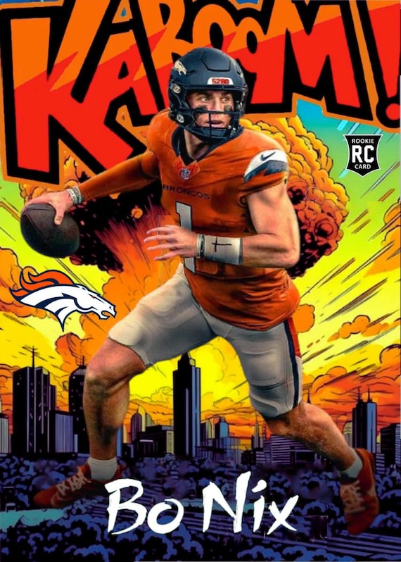 Bo Nix Custom Rookie (RC) Trading Art Card **buy 2 Get 1 FREE** - Etsy Bo Nix Custom Rookie (RC) Trading Art Card **buy 2 Get 1 FREE** - Etsy