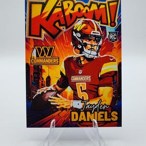 Jayden Daniels Custom Rookie (RC) Trading Art Card COMMANDERS **Buy 2 Get 1 FREE**