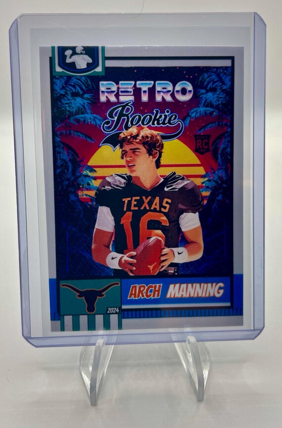 Arch Manning – Texas Longhorns Junior League Ballers Series Art Card #RC24AM-T