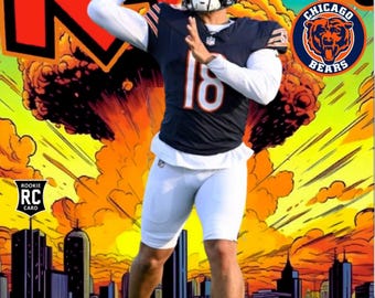 Caleb Williams Rookie (RC) Custom Art Trading Card BEARS  **Buy 2 Get 1 FREE**