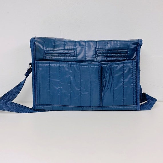 Retro Navy Blue STEREO TOTE II Shoulder Bag - image 5