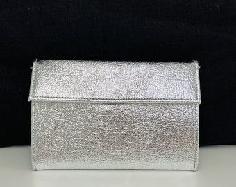 Metallic Silver Wallet by ROLFS