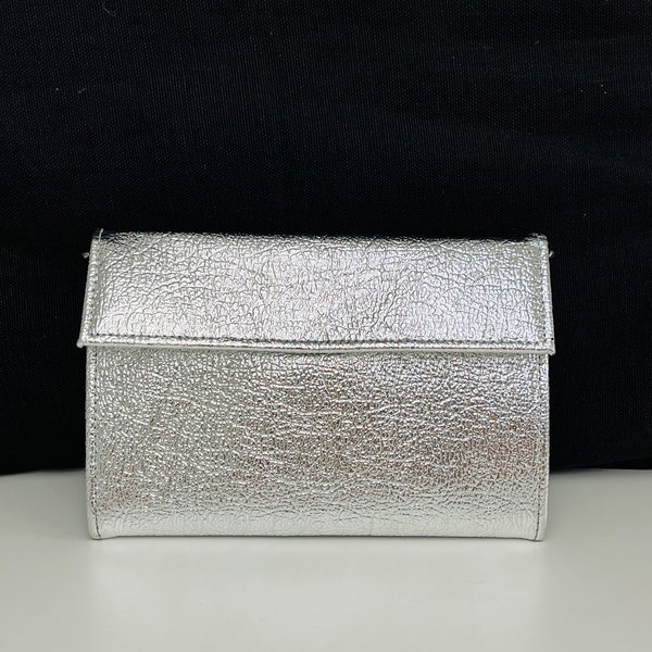 Metallic Silver Wallet by ROLFS