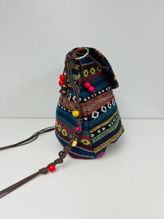 ONE DOLLAR SALE 2000's Small Colorful Tribal Prin… - image 3